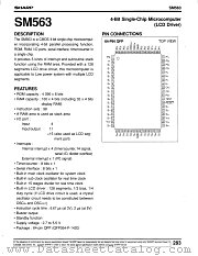SM563 datasheet pdf SHARP