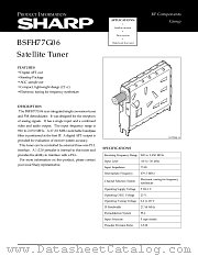 BSFH77G06 datasheet pdf SHARP