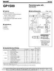 GP1S09 datasheet pdf SHARP