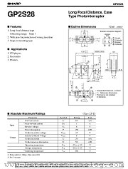 GP2S28 datasheet pdf SHARP