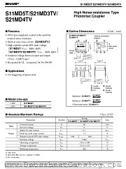 S21MD3TV datasheet pdf SHARP