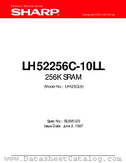 LH52256C-10LL datasheet pdf SHARP