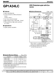 GP1A34LC datasheet pdf SHARP