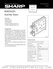 BSFJ78G29 datasheet pdf SHARP