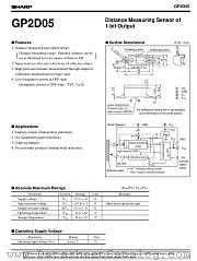 GP2D05 datasheet pdf SHARP