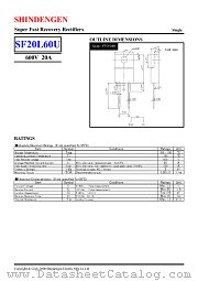 SF20L60U datasheet pdf Shindengen
