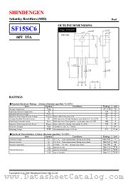 SF15SC6 datasheet pdf Shindengen