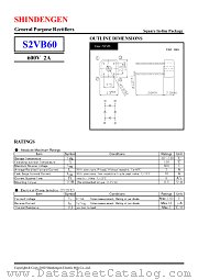 S2VB60 datasheet pdf Shindengen