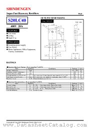 S20LC40 datasheet pdf Shindengen