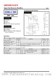 S20LC20U datasheet pdf Shindengen