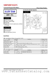 S15VT60 datasheet pdf Shindengen