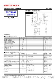 2SC4669 datasheet pdf Shindengen