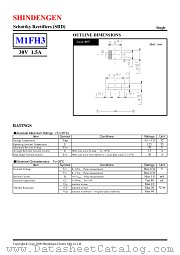 M1FH3 datasheet pdf Shindengen