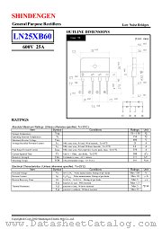 LN25XB60 datasheet pdf Shindengen