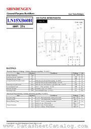 LN15XB60H datasheet pdf Shindengen