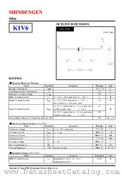 K1V6 datasheet pdf Shindengen