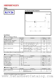 K1V26 datasheet pdf Shindengen
