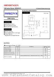 F05B23VR datasheet pdf Shindengen