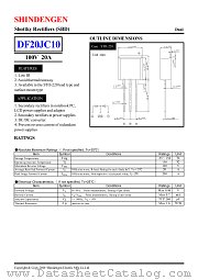 DF20JC10 datasheet pdf Shindengen