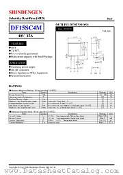 DF15SC4M datasheet pdf Shindengen