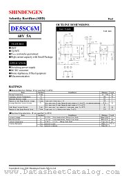 DE5SC6M datasheet pdf Shindengen