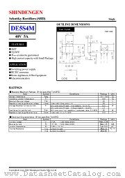 DE5S4M datasheet pdf Shindengen