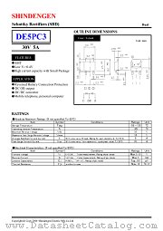 DE5PC3 datasheet pdf Shindengen