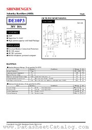 DE10P3 datasheet pdf Shindengen