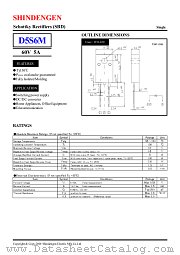 D5S6M datasheet pdf Shindengen