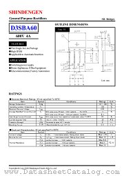 D3SBA60 datasheet pdf Shindengen