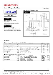 D3SBA20 datasheet pdf Shindengen