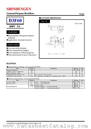 D3F60 datasheet pdf Shindengen