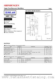 D30L60 datasheet pdf Shindengen