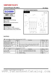 D2SB80 datasheet pdf Shindengen