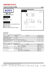 D1FP3 datasheet pdf Shindengen