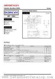 D120SC6M datasheet pdf Shindengen