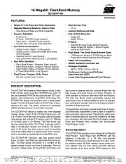 SST38VF166 datasheet pdf Silicon Storage Technology