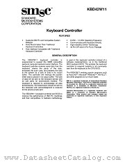 KBD42W11 datasheet pdf Standard Microsystems