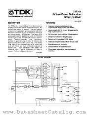 75T204 datasheet pdf TDK Semiconductor
