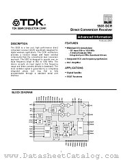 5503-DCR datasheet pdf TDK Semiconductor