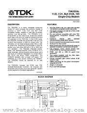 73K222AL datasheet pdf TDK Semiconductor