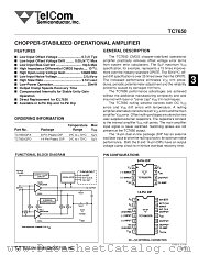 TC7650 datasheet pdf TelCom Semiconductor