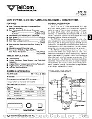TC7136A datasheet pdf TelCom Semiconductor