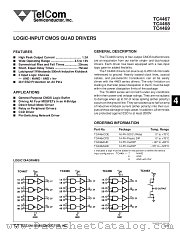 TC4468 datasheet pdf TelCom Semiconductor