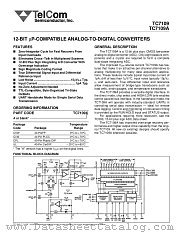 TC7109A datasheet pdf TelCom Semiconductor