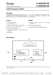 U6028BS-FP datasheet pdf TEMIC