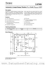 U4790B datasheet pdf TEMIC