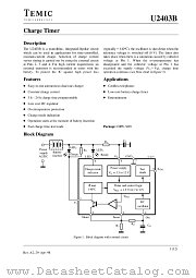 U2403B datasheet pdf TEMIC