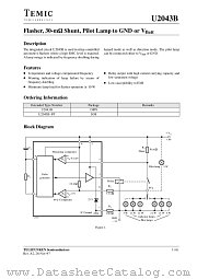 U2043B datasheet pdf TEMIC