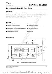TEA1024 datasheet pdf TEMIC